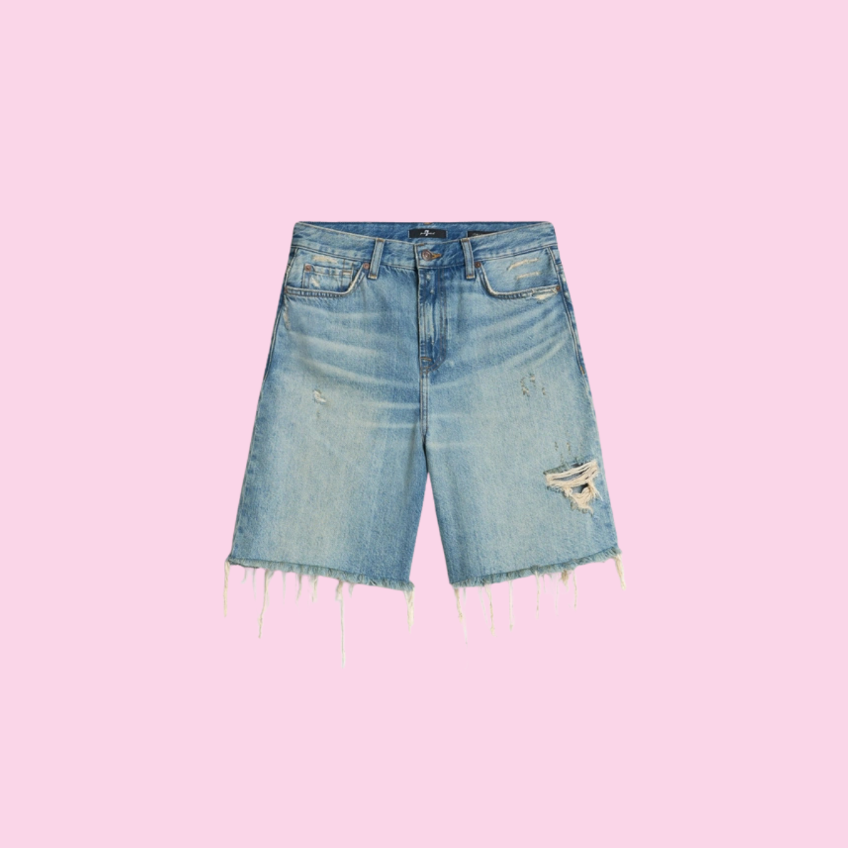 7 For All Mankind Lola Long Shorts