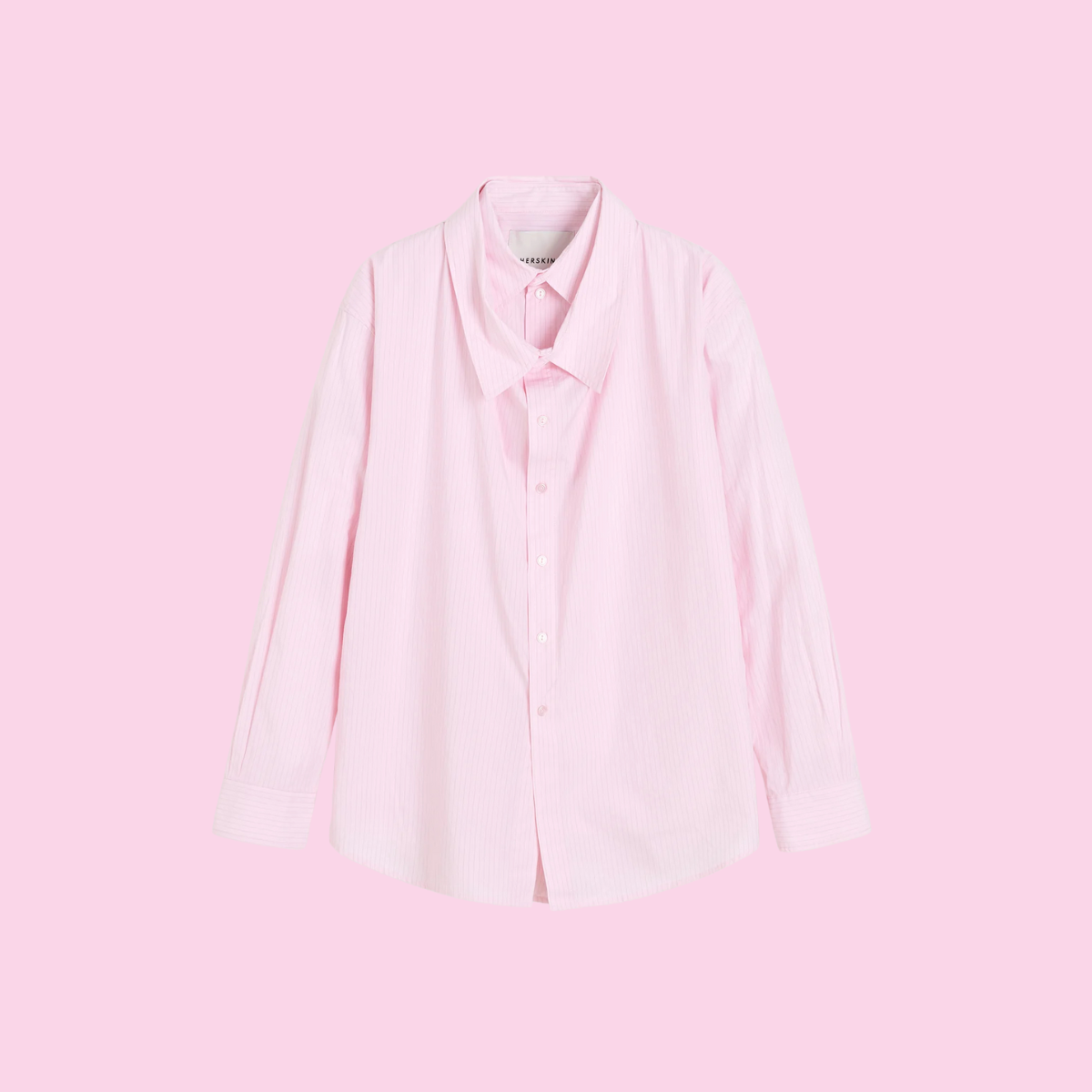 Herskind Bjørk Shirt Pink Pinstripe