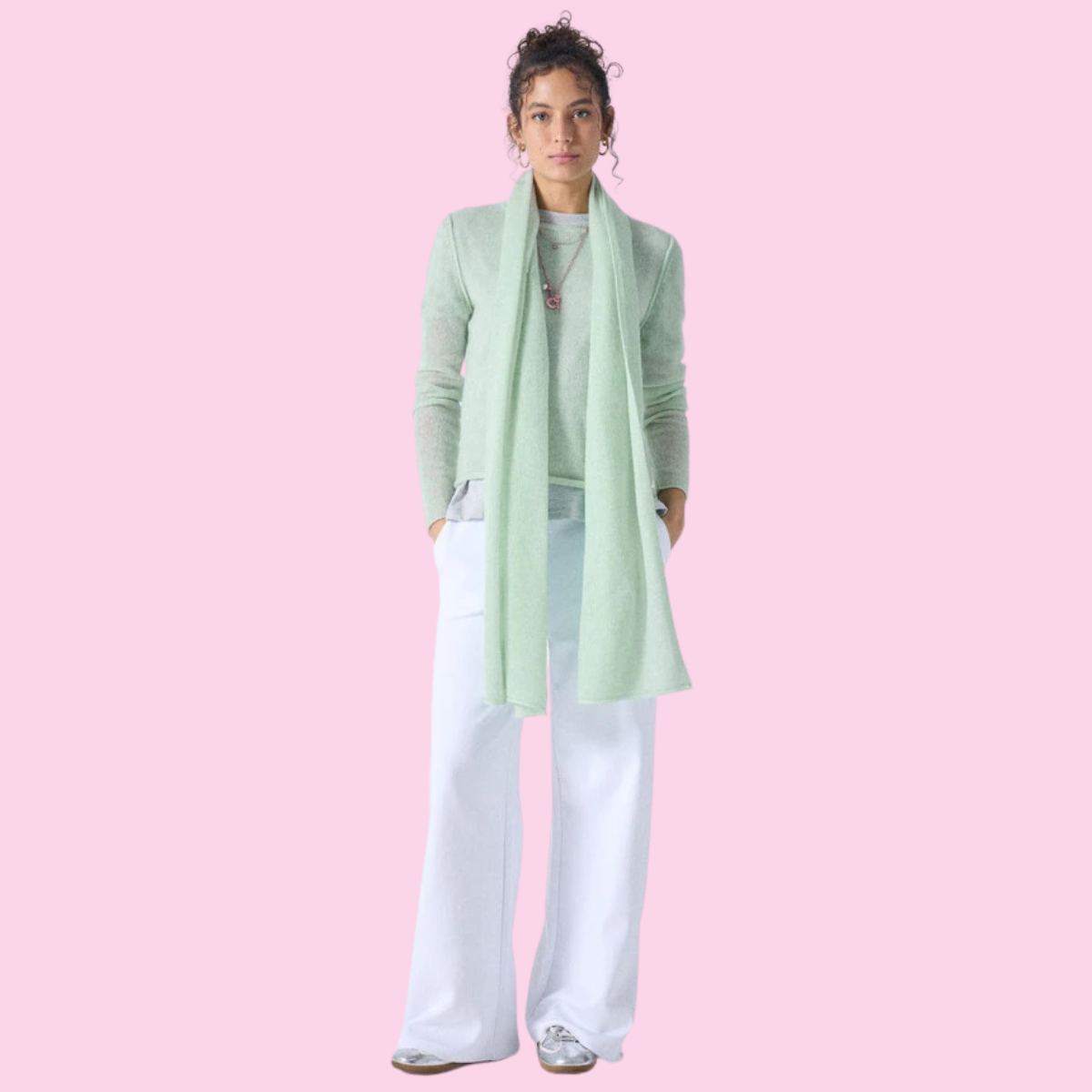 Absolut Cashmere Teodora Scarf Cloudy Mint