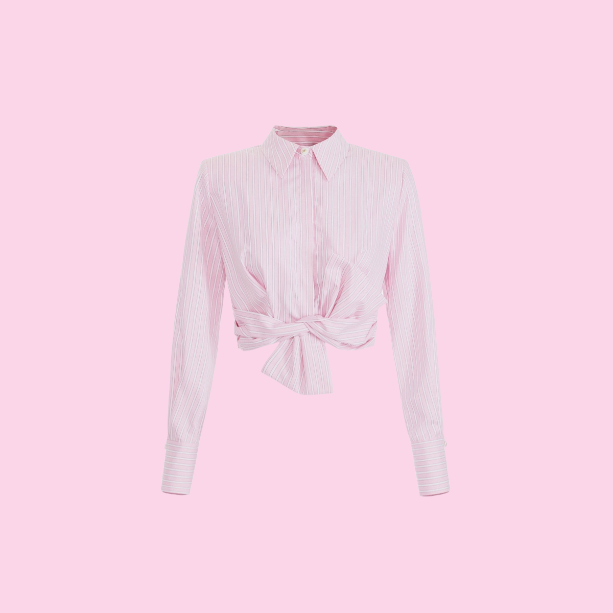 Elisabetta Franchi Poplin Blouse With Bow