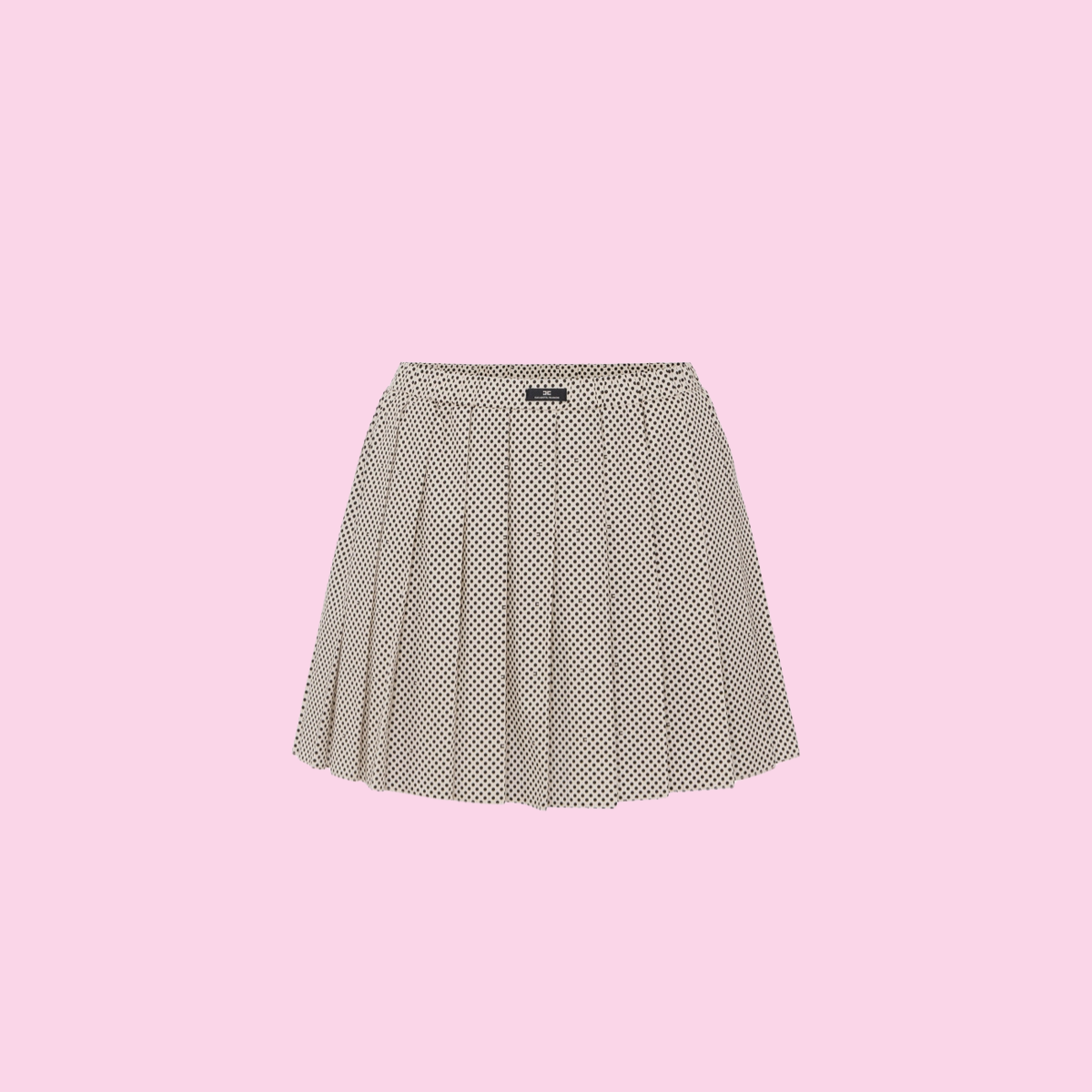 Elisabetta Franchi Plated Skirt With Dots