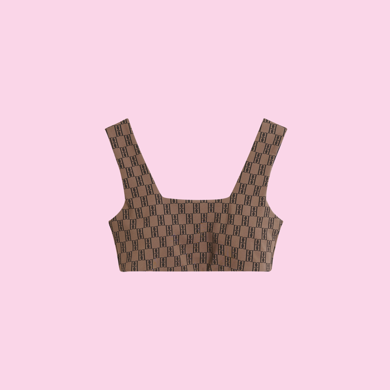 By Malene Birger Braga Top Dark Mahogany