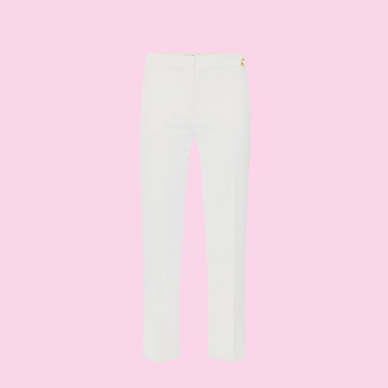 Elisabetta Franchi Pantalon Avorio