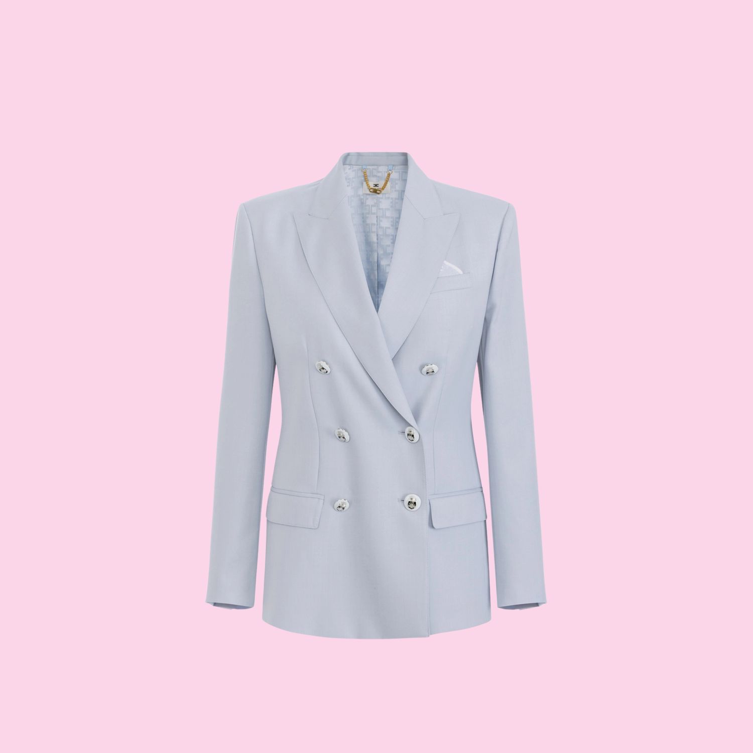 Elisabetta Franchi Blazer Cool Wool Starlight
