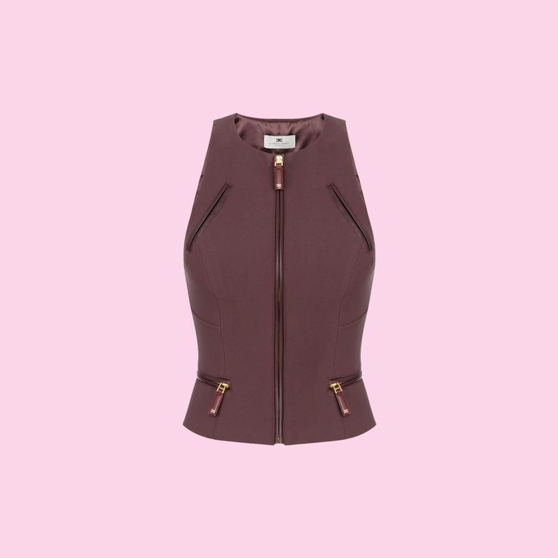 Elisabetta Franchi Top Merlot