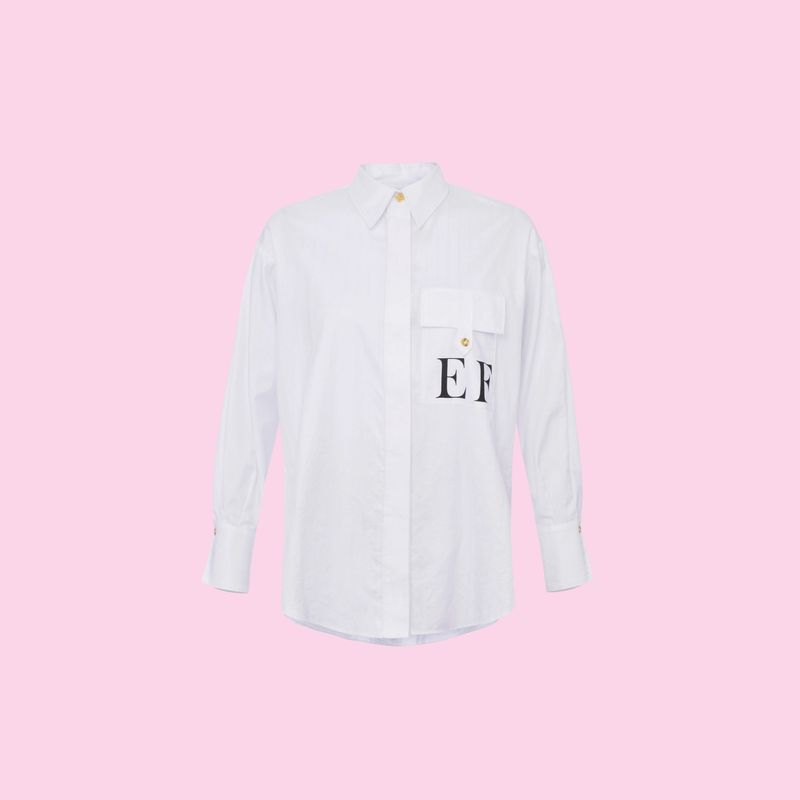 Elisabetta Franchi Striped Blouse White