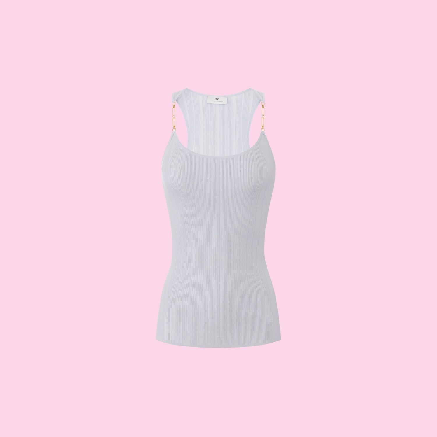 Elisabetta Franchi Knitted Top Starlight