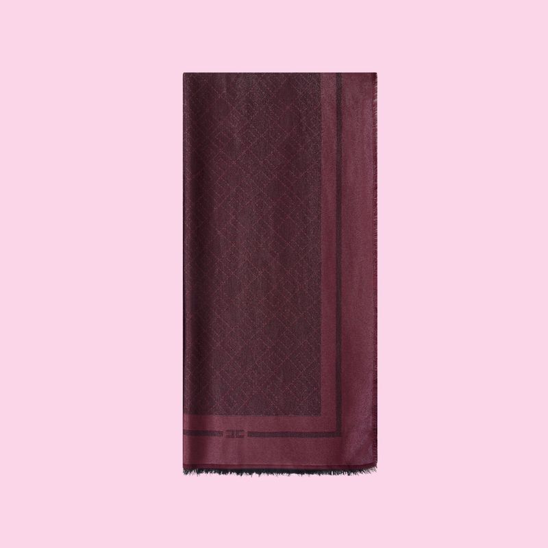 Elisabetta Franchi Scarf Merlot