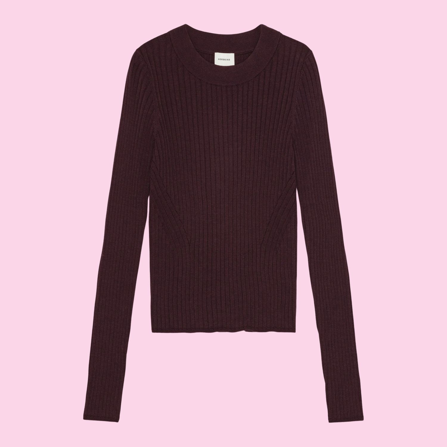Herskind Daniella Knitted Top Wine Red