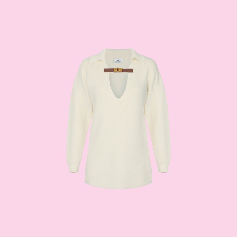 Elisabetta Franchi Knit Milk