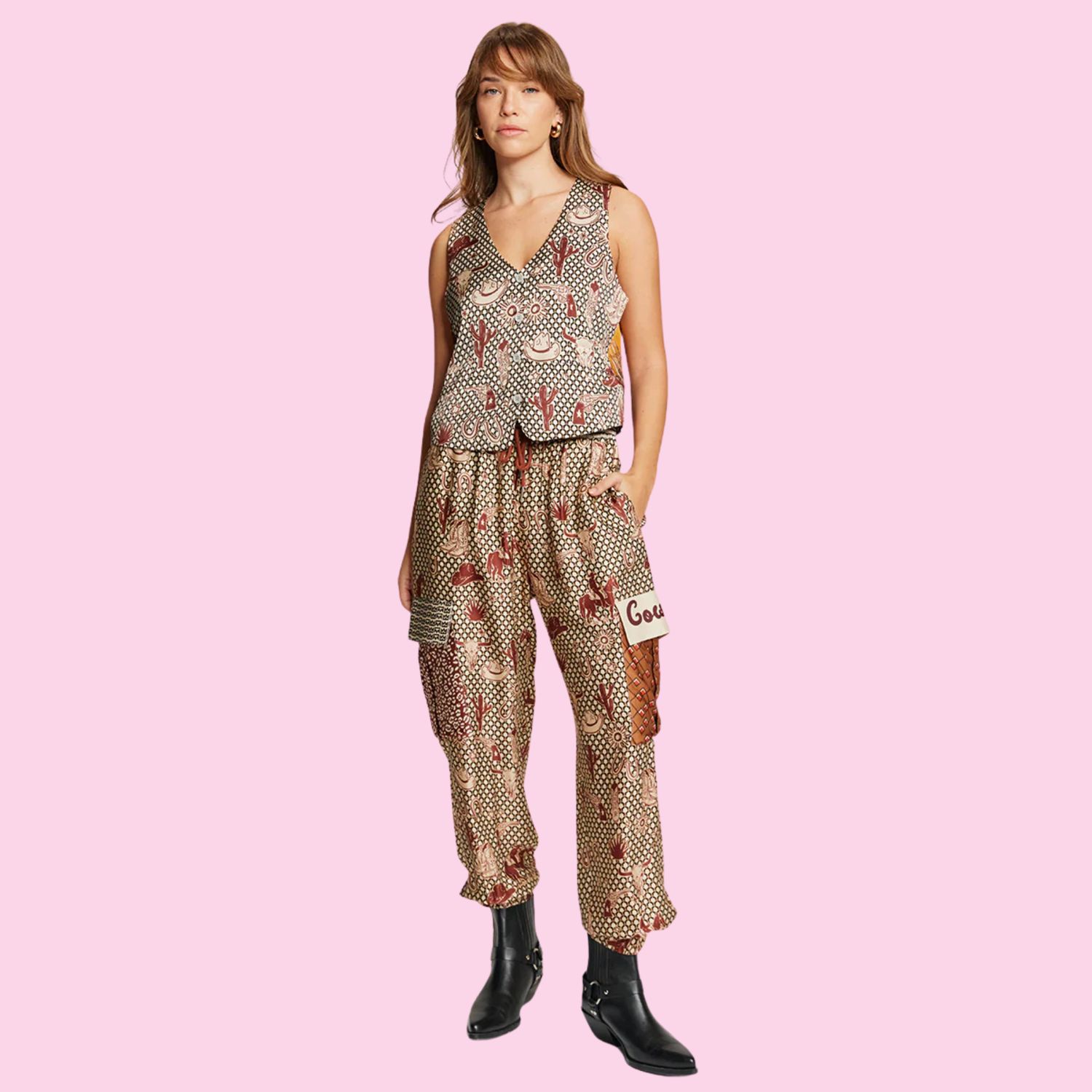 Me369 Gianna Cargo Pants Rodeo