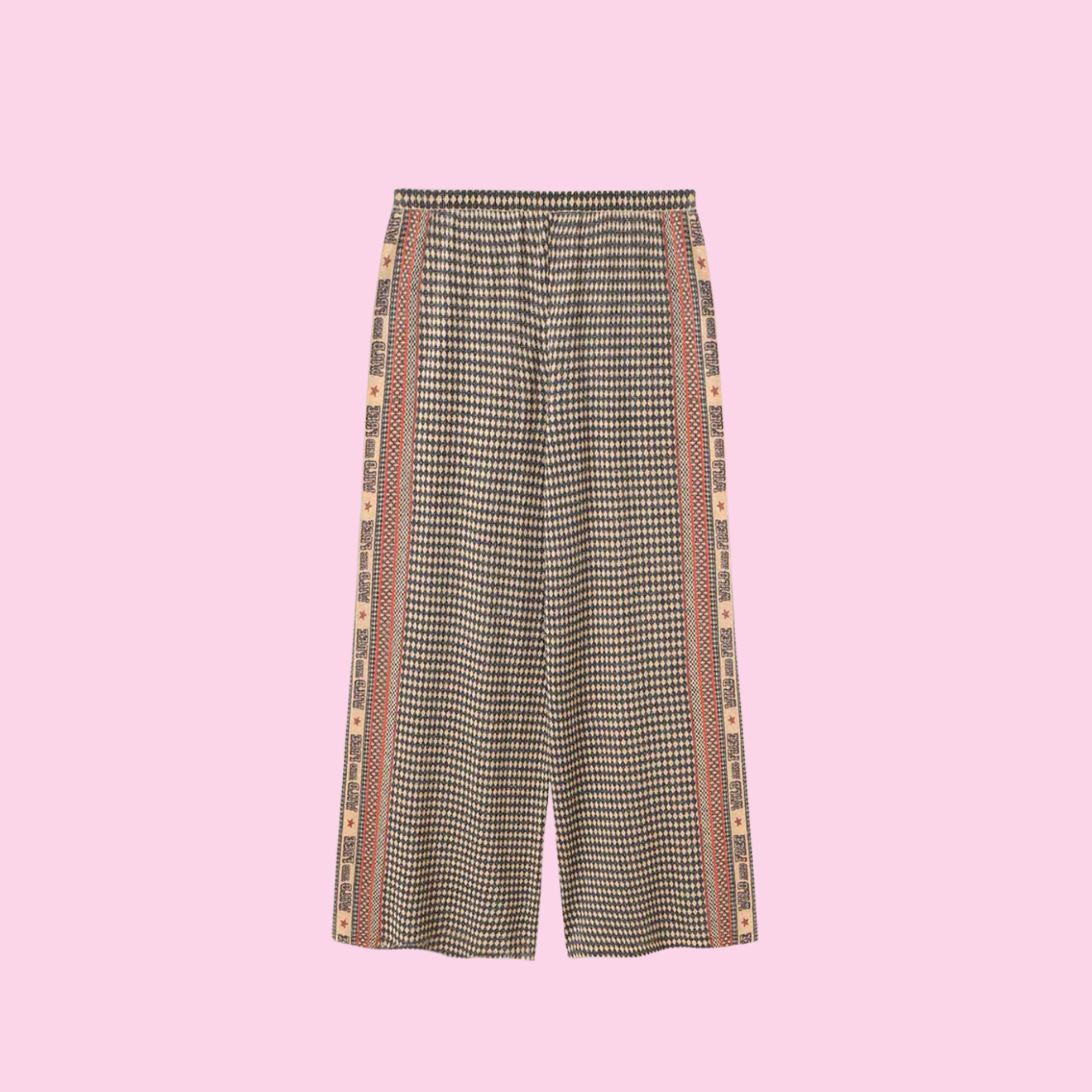 Me369 Michelle Wide Leg Knit Pants Rodeo