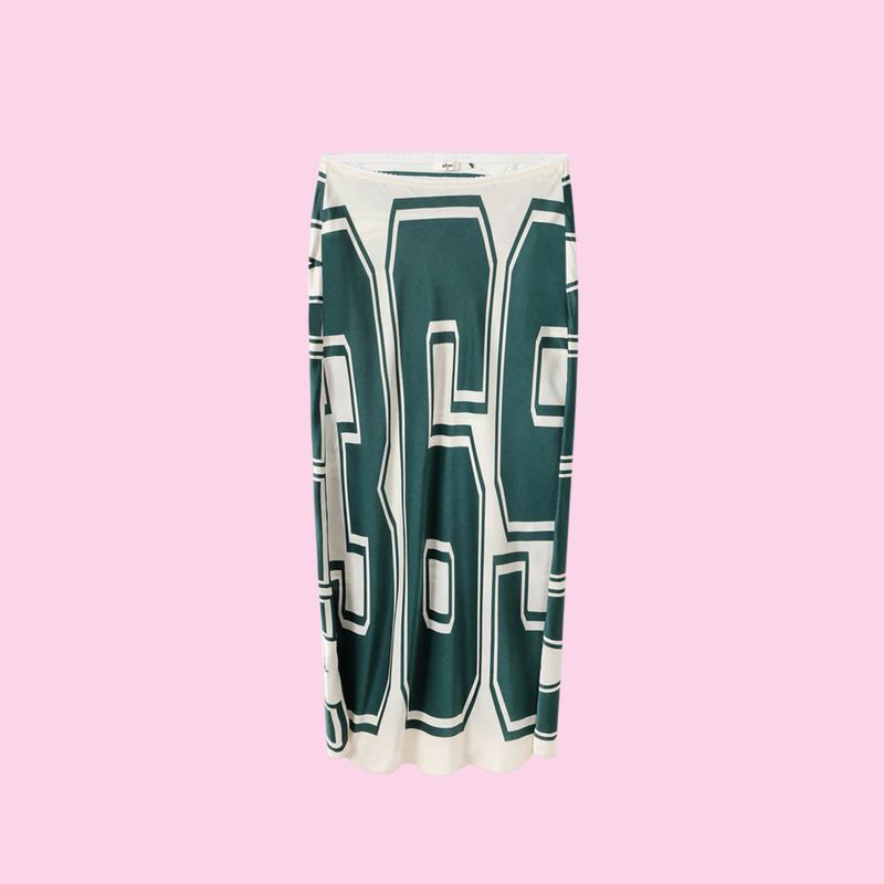 Me369 Blakely Slip Skirt Sporty Jade