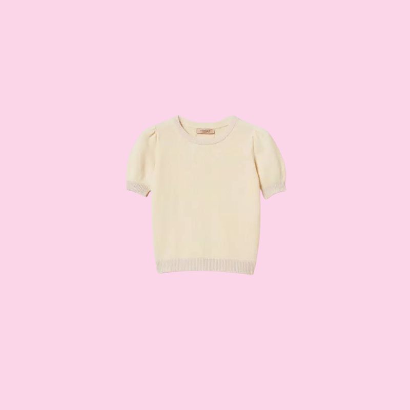 Twinset Cashmere Blend Jumper With Lurex
