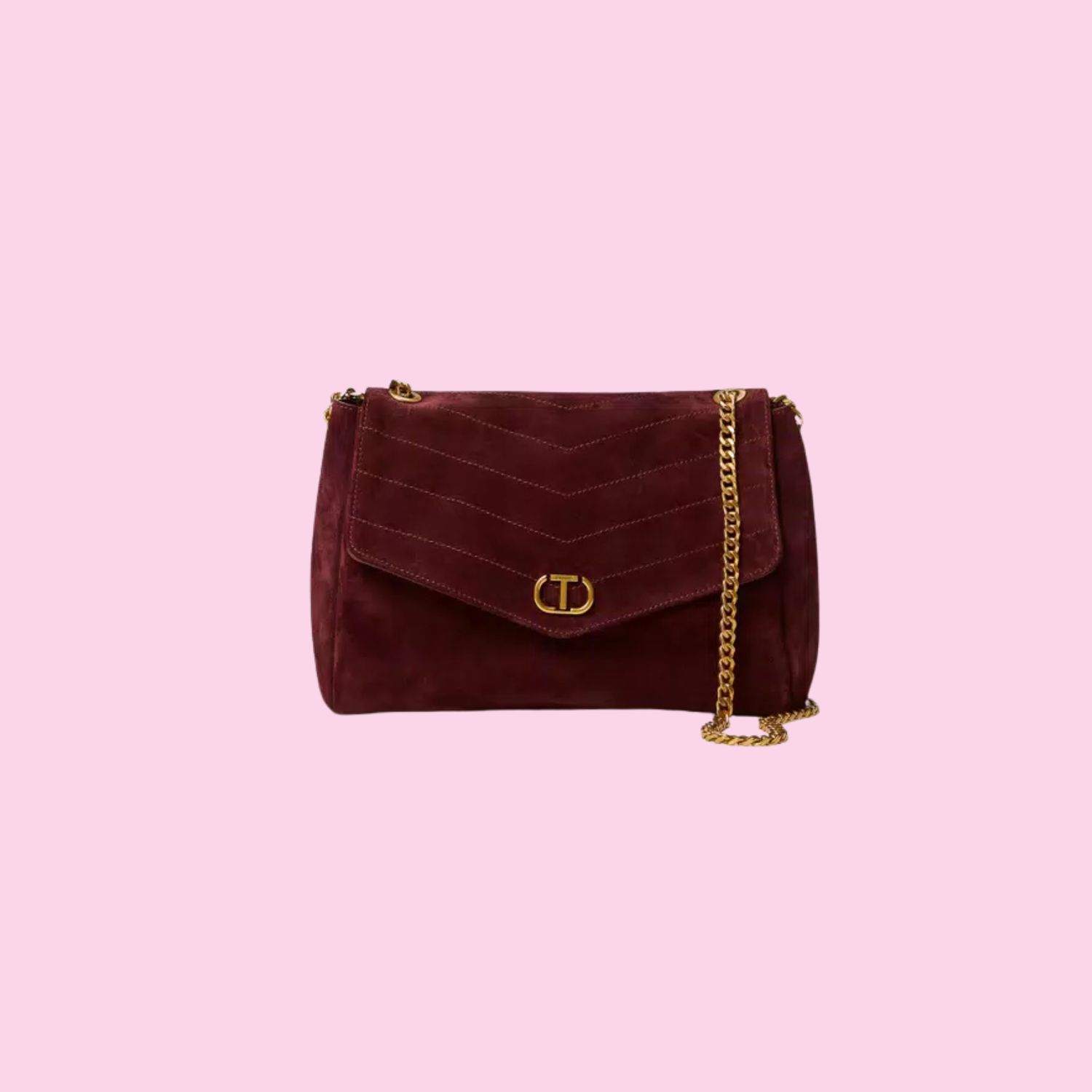 Twinset Reversible Leather Bag Winetasting