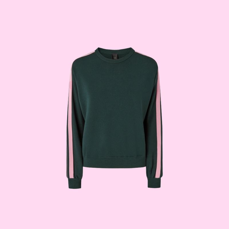 Pinko Back Emporio Sporty Sweater Green