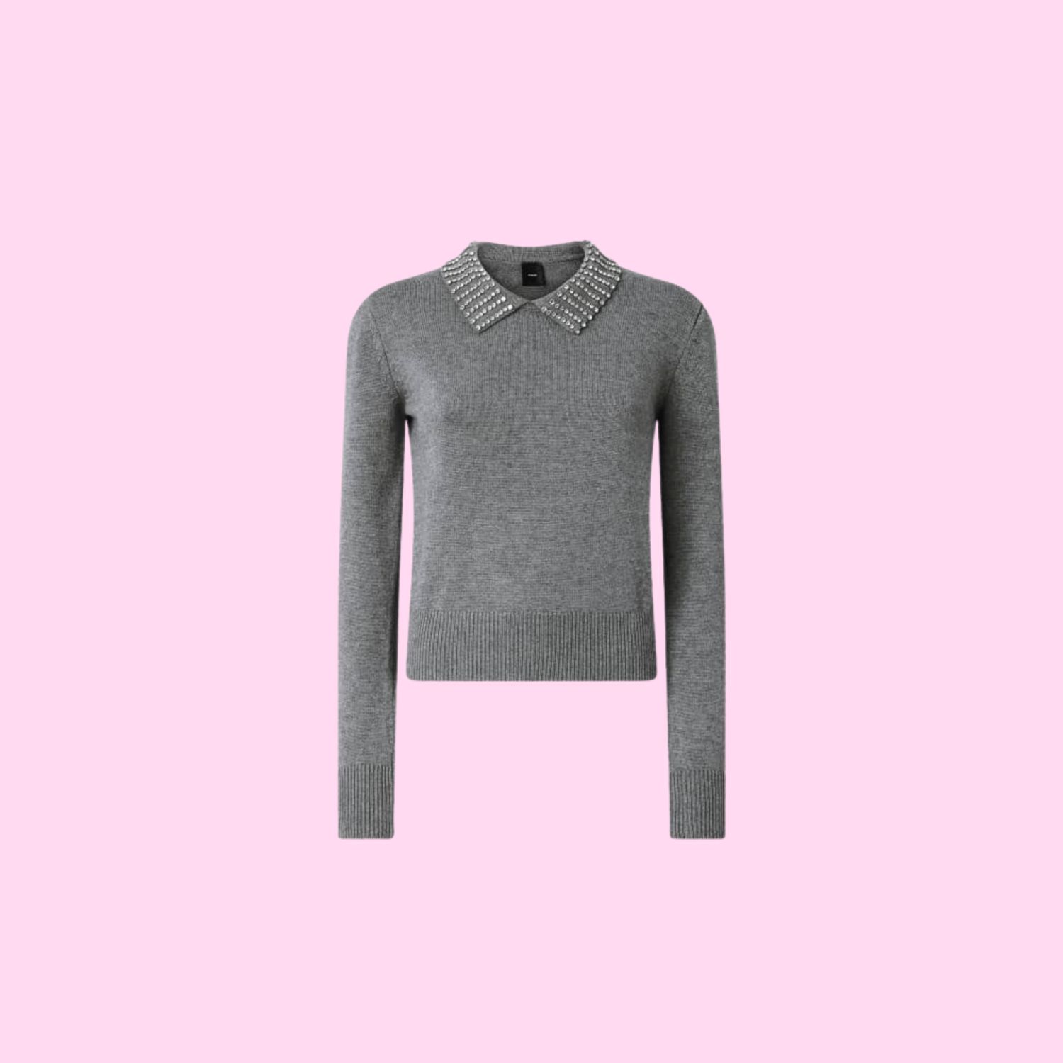 Pinko Ventotene Knit Silver Cloud