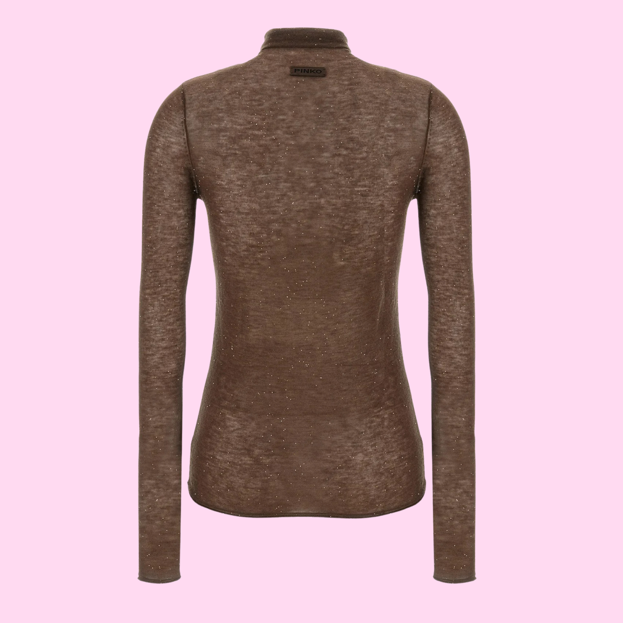 Pinko Moss Maglia Ultrafine Olive Brown