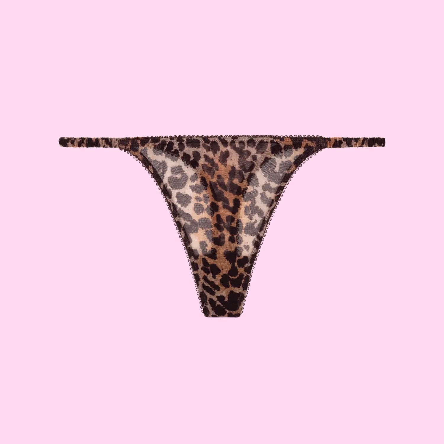 Love Stories Intimates Roomie String Leopard