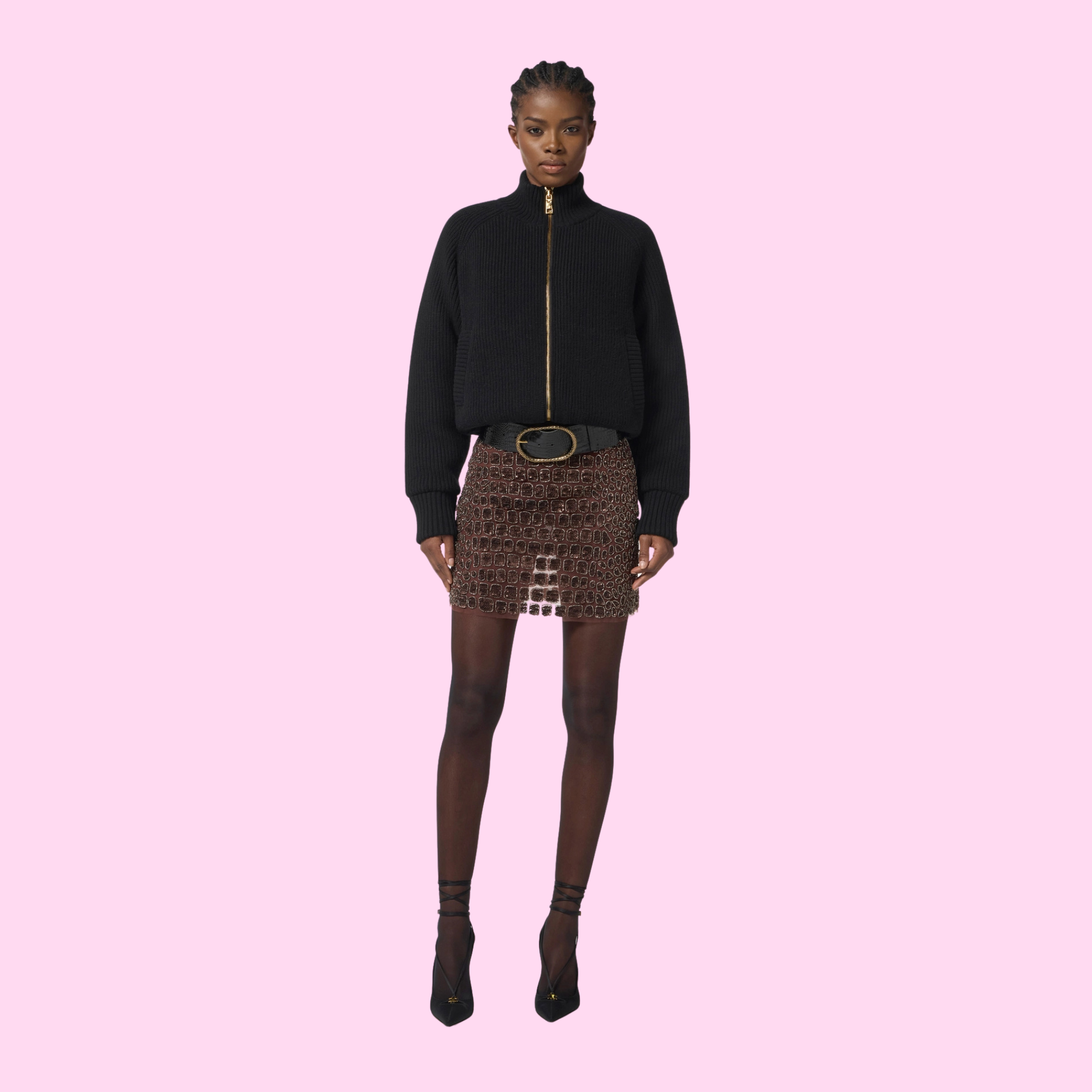 Elisabetta Franchi Skirt Coffee