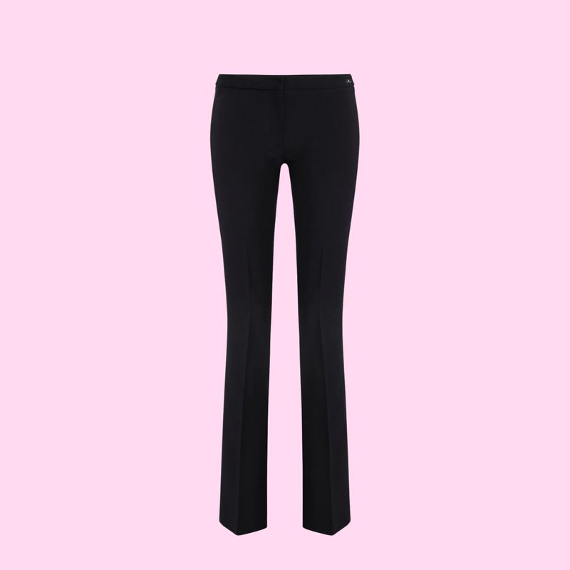 Elisabetta Franchi Low Waist Pants Nero