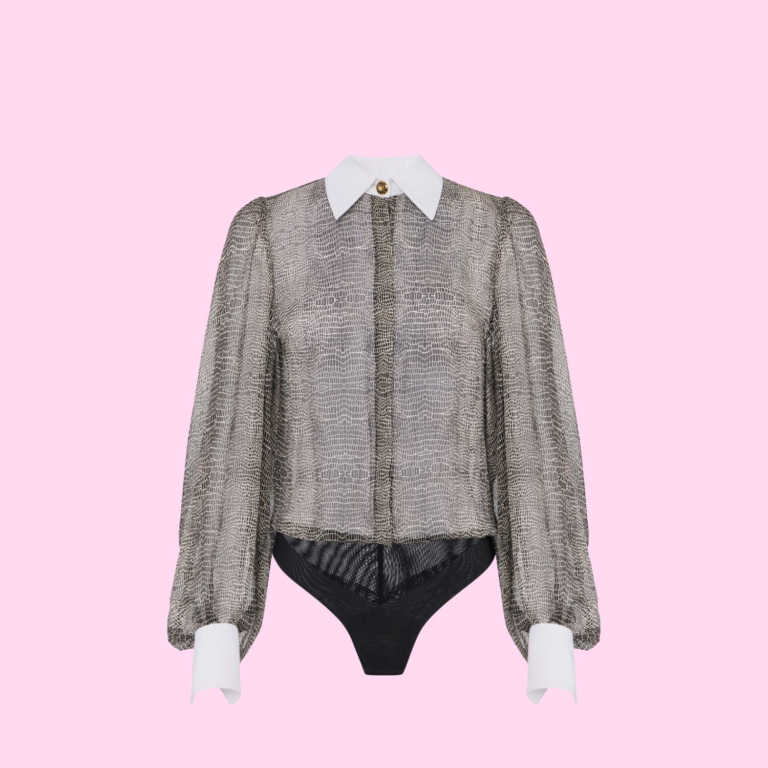 Elisabetta Franchi Bodyshirt Snake
