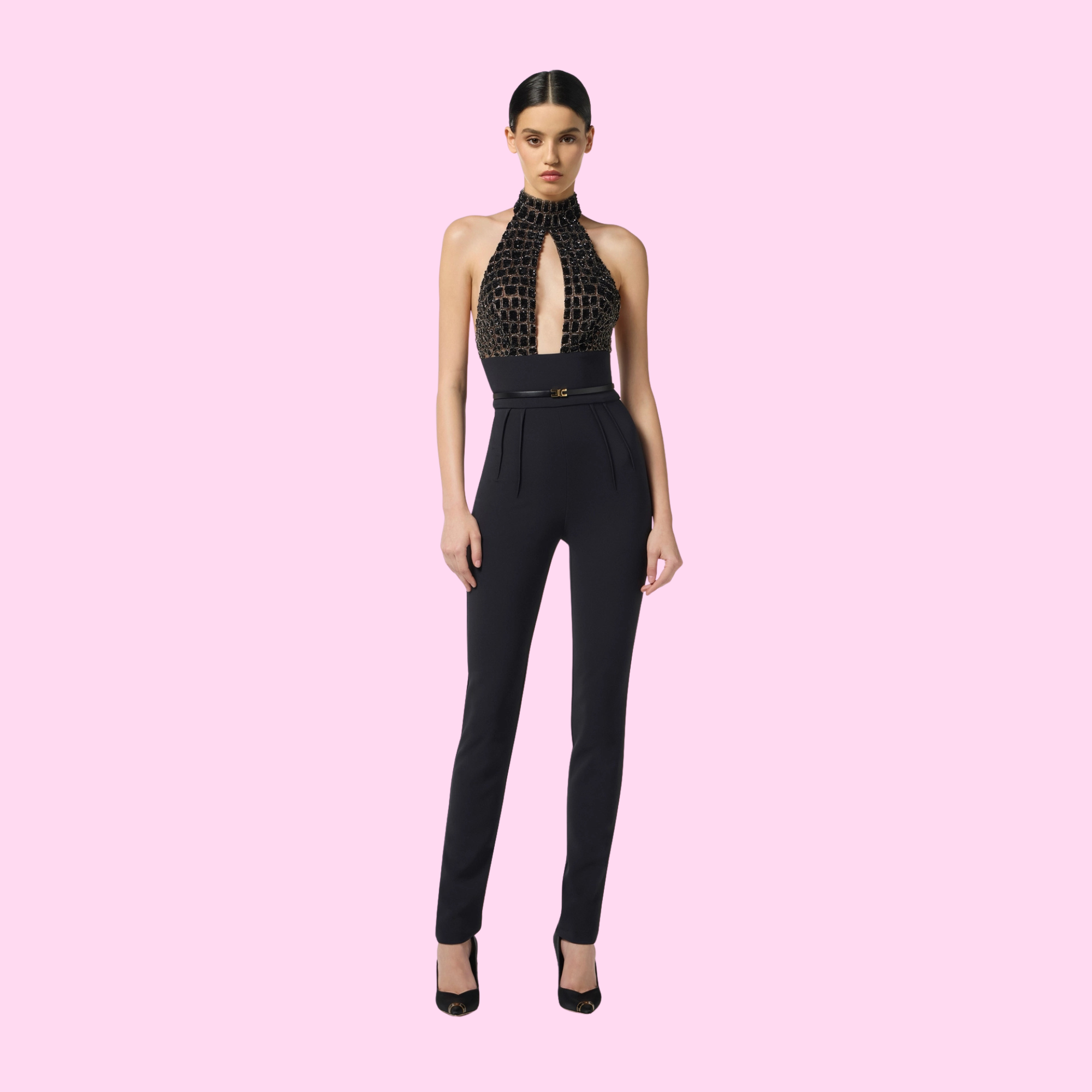 Elisabetta Franchi Jumpsuit Nero