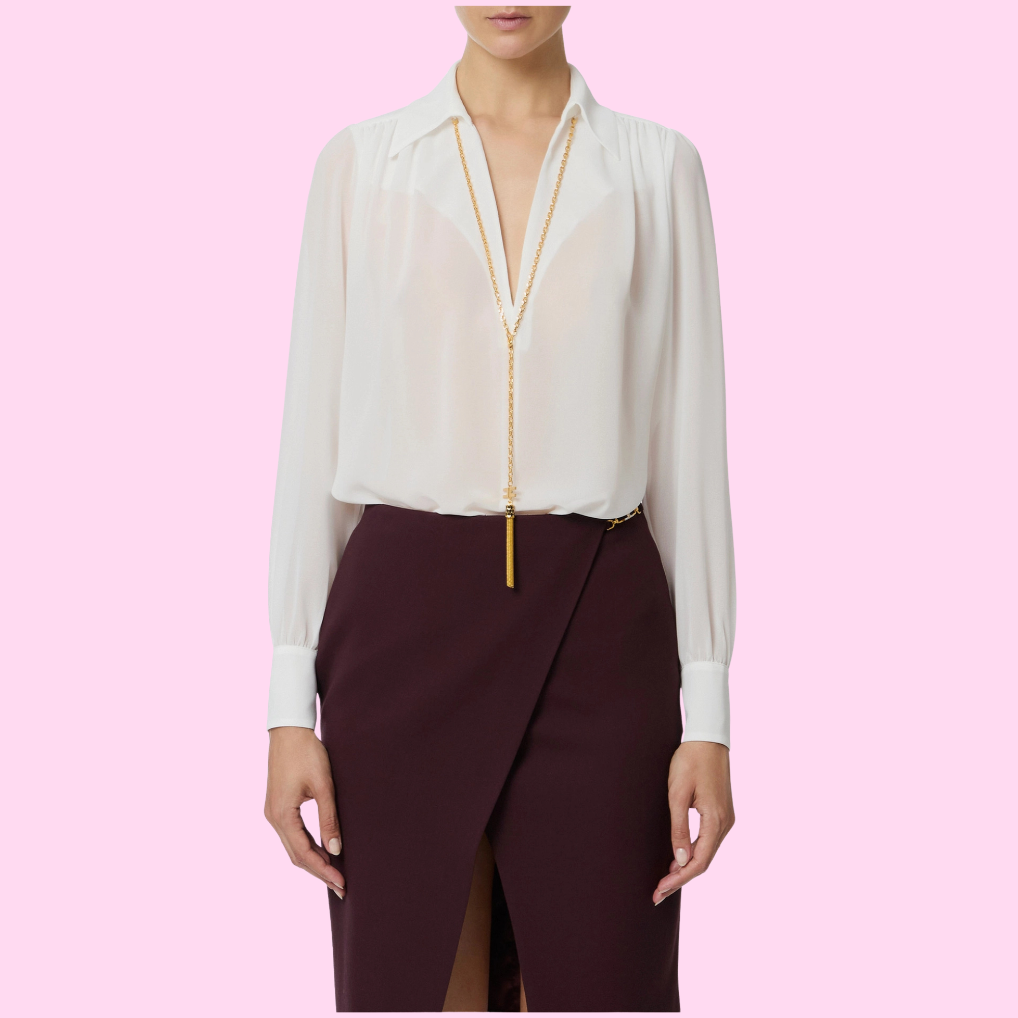 Elisabetta Franchi Blouse Avorio