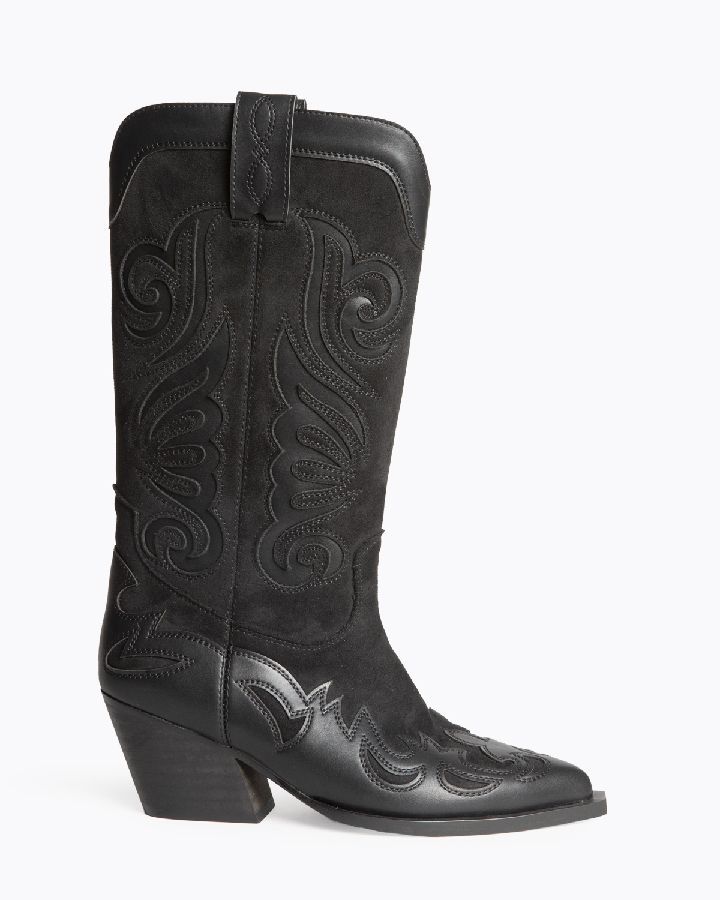 Cowboy Boot Black