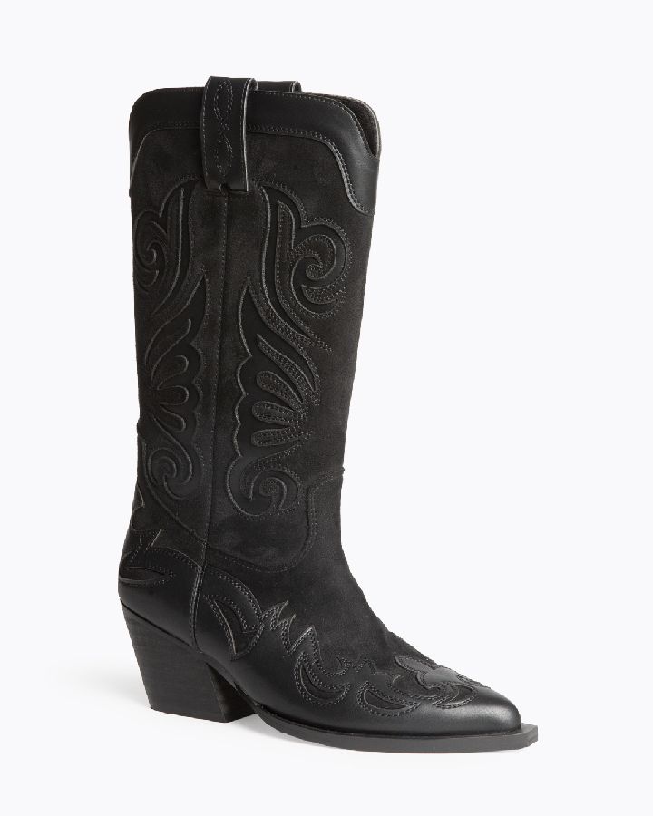 Cowboy Boot Black