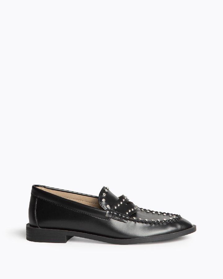 Mocassins Black Studs