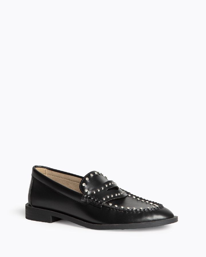 Mocassins Black Studs