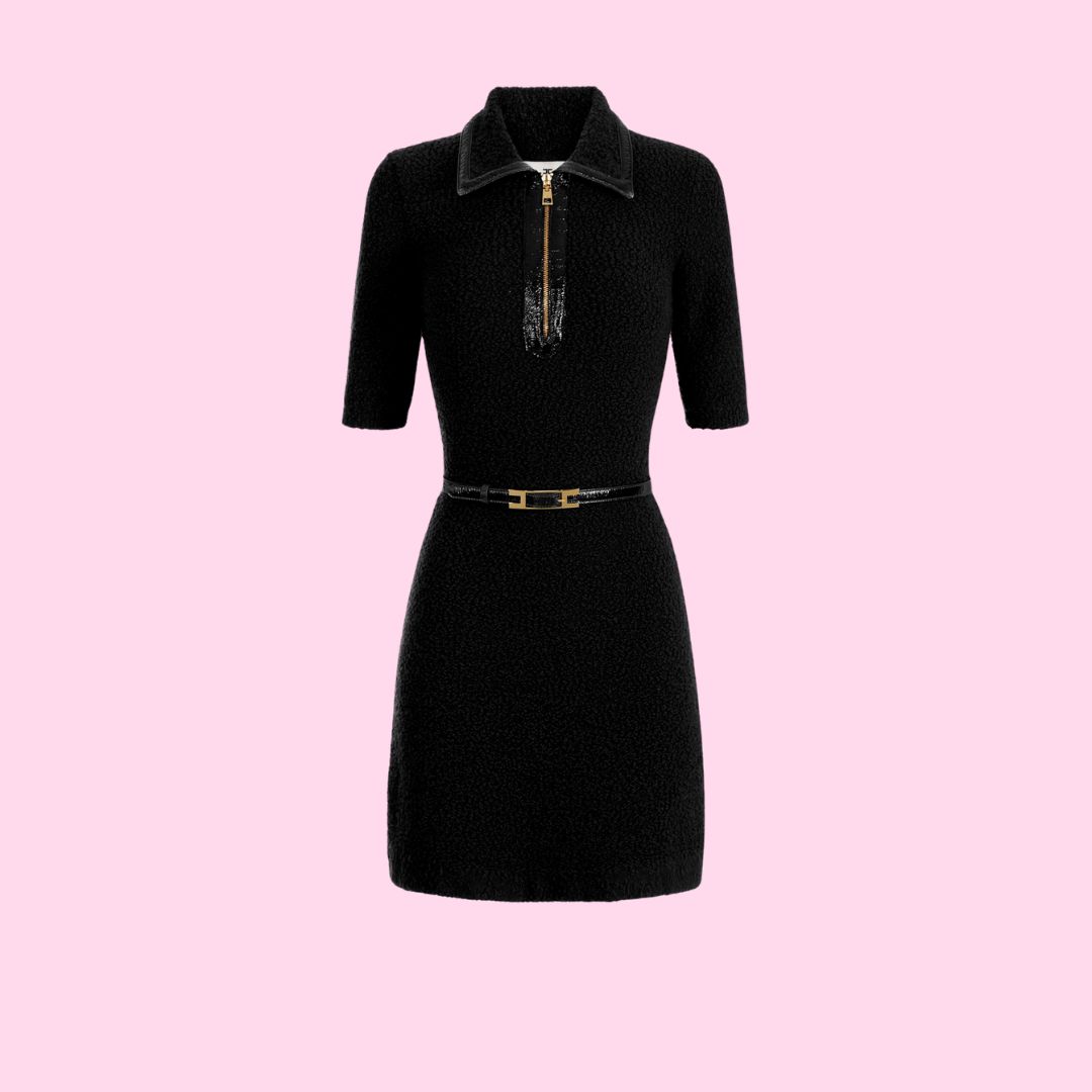 Elisabetta Franchi Boucle Dress Nero