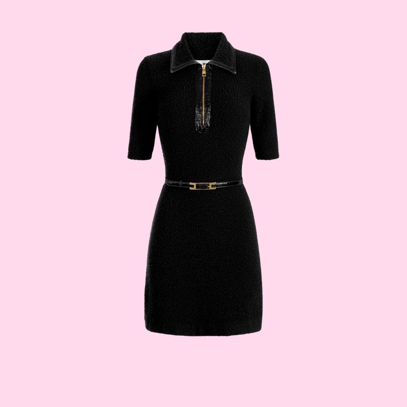 Elisabetta Franchi Boucle Dress Nero Elisabetta Franchi Boucle Dress Nero