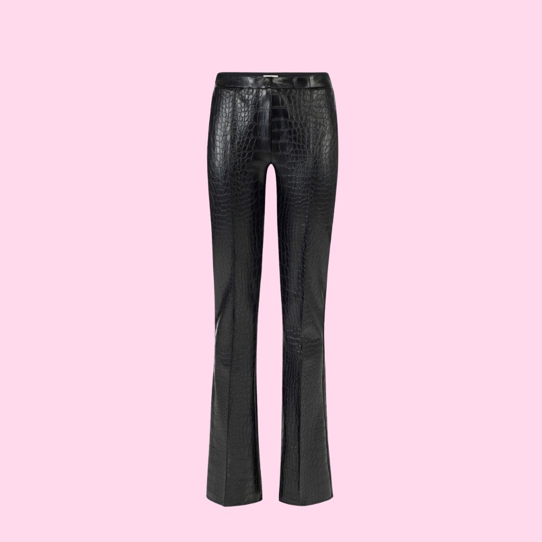 Elisabetta Franchi Cocoprint Pants Nero
