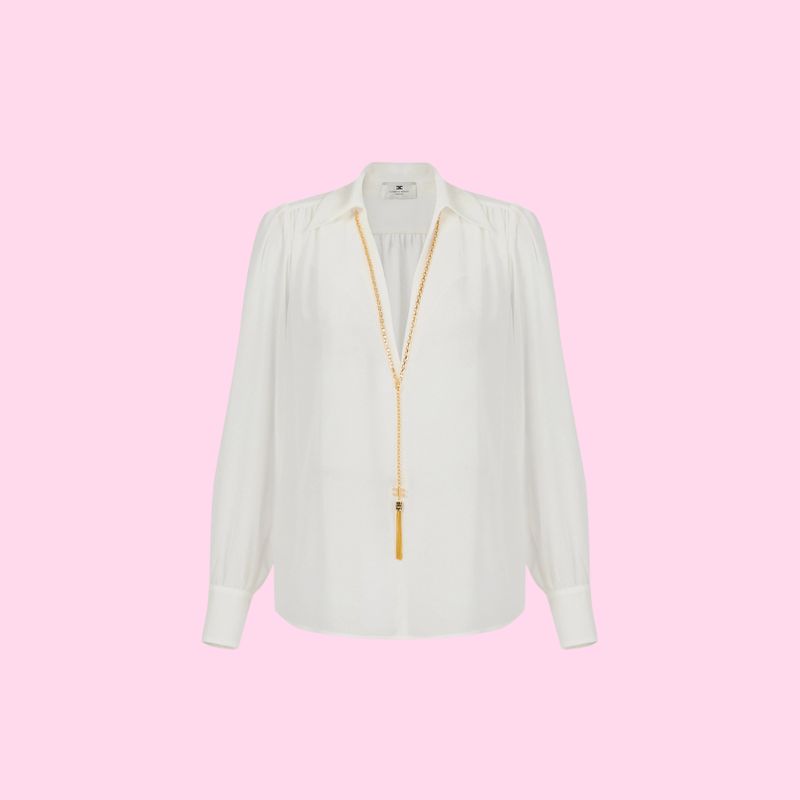 Elisabetta Franchi Blouse Avorio Elisabetta Franchi Blouse Avorio