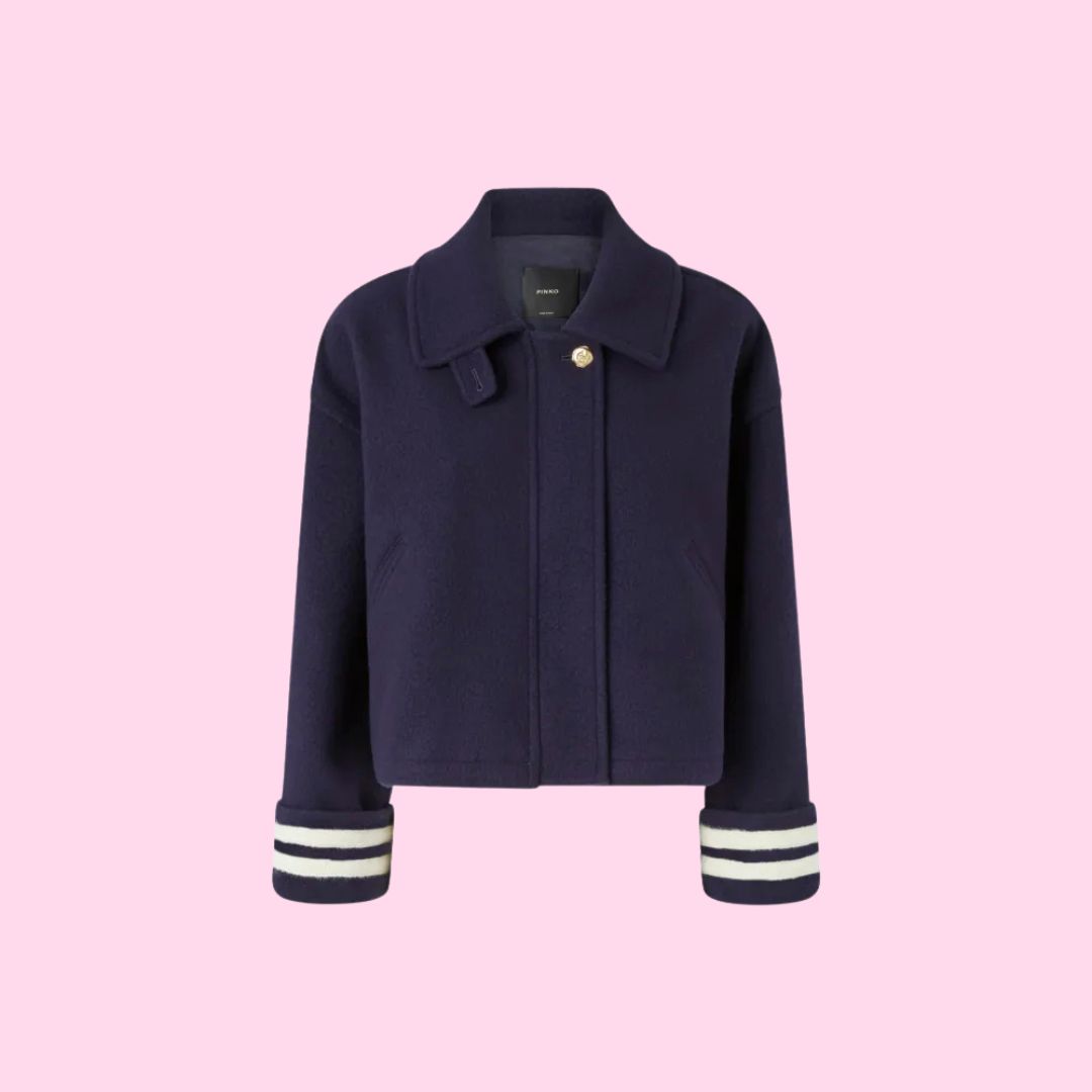 Pinko Ciambella Caban Darkness Blue