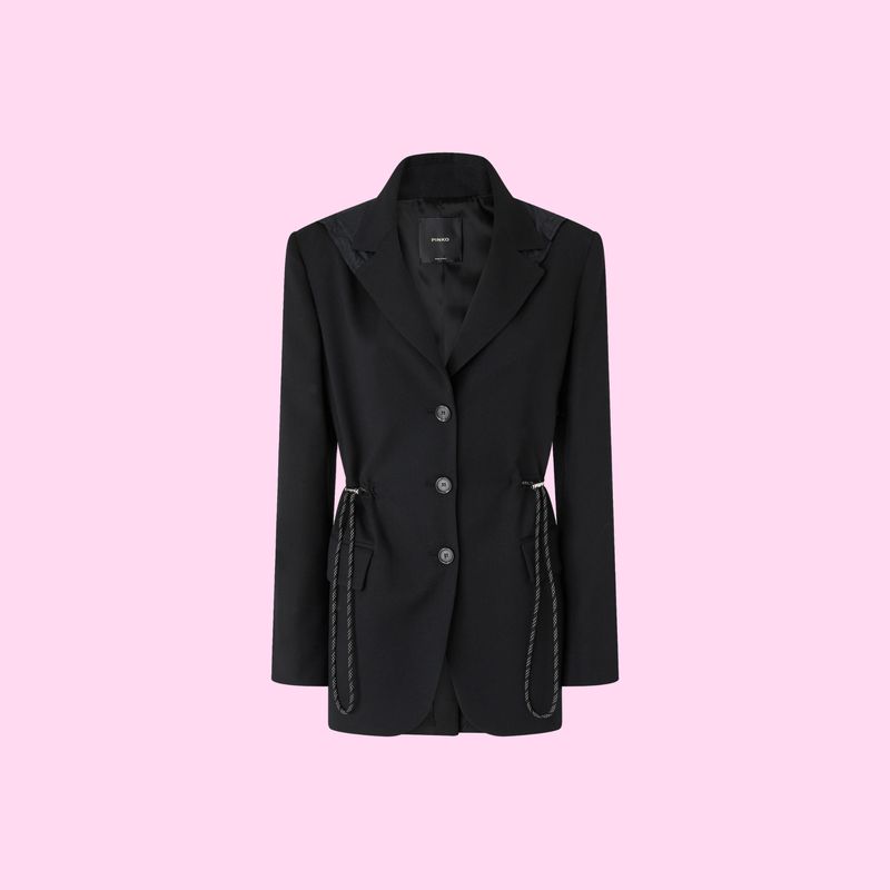 Pinko Artemisia Flanella Blazer Black Pinko Artemisia Flanella Blazer Black