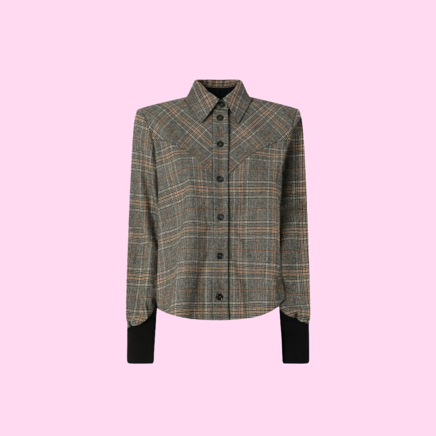 Pinko Berta Checked Blouse