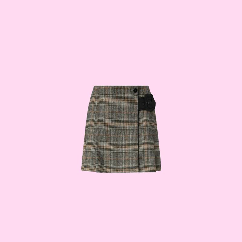 Pinko Consolata Checked Skirt Pinko Consolata Checked Skirt