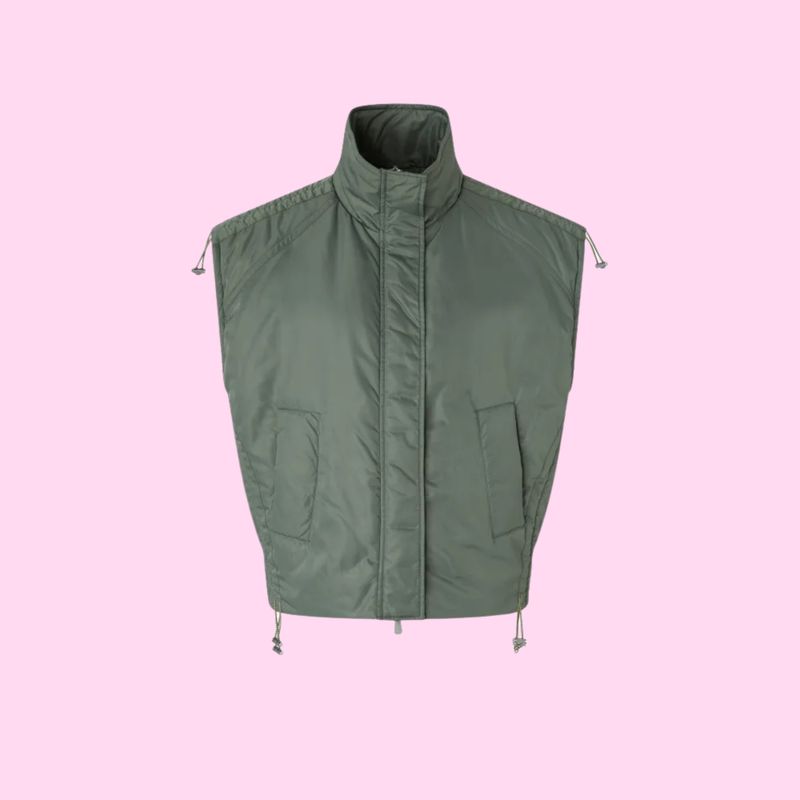 Pinko Angeles Gilet Verde-Erba Pinko Angeles Gilet Verde-Erba