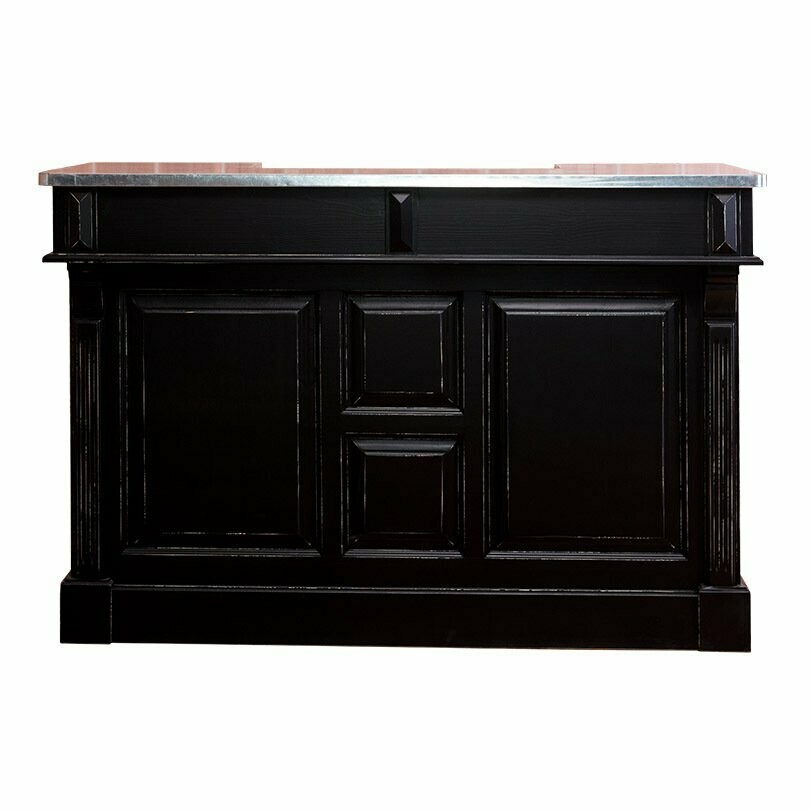 Urban Chic Bar with Oak  Top Counter & Gallery Top #1001