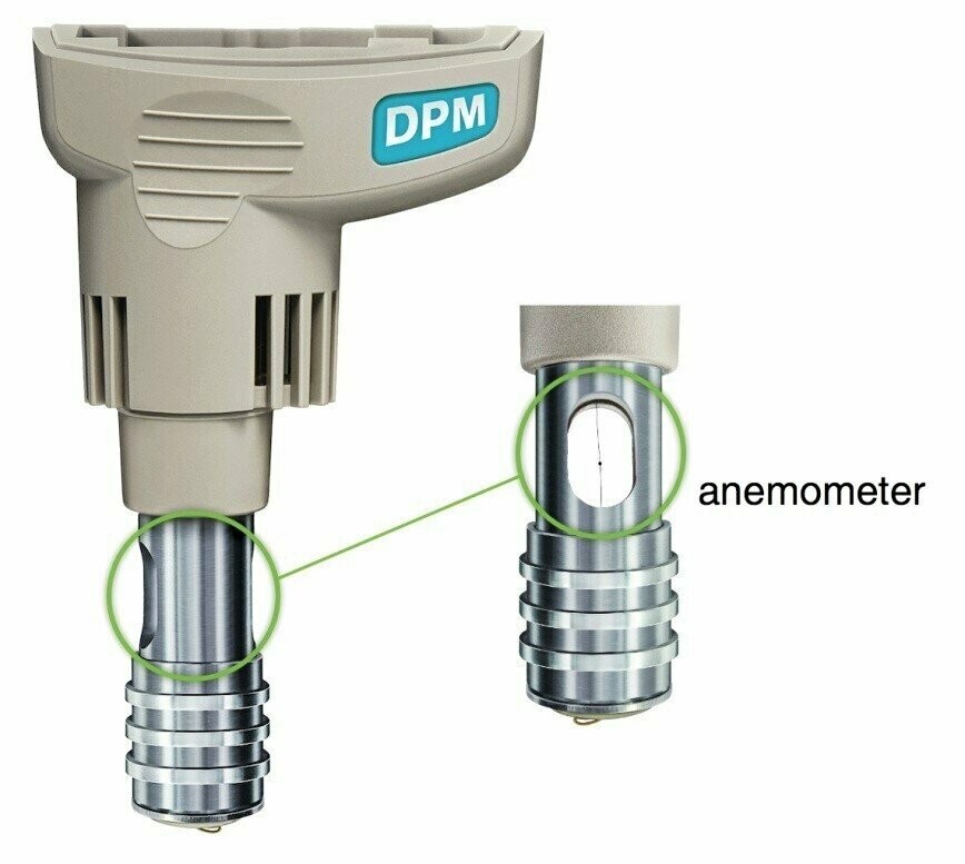 Sondenmodul DeFelsko PosiTector DPM mit Anemometer