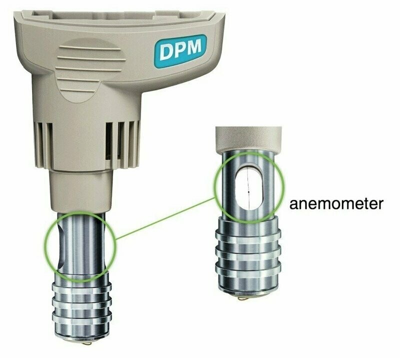 Integral DeFelsko PosiTector DPM Probe with Wind Speed Sensor