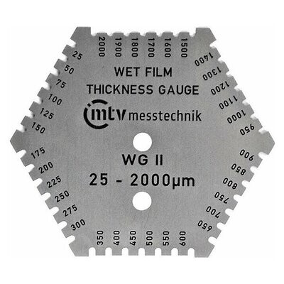 mtv Nassfilmkamm WG II Messbereich: 25 - 2.000 µm