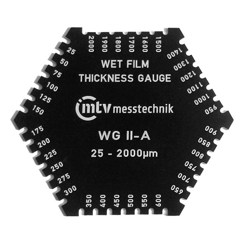mtv Nassfilmkamm WG II-A  Messbereich: 25 - 2.000 µm