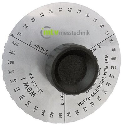 mtv Nassfilmkammrad WGW I Messbereich: 20 - 420 µm