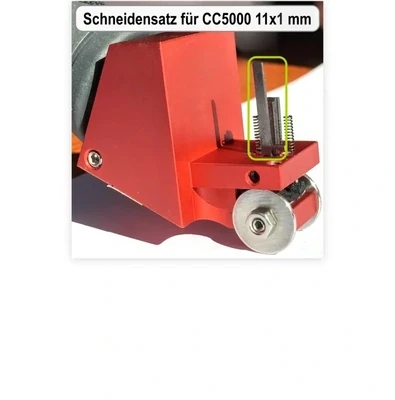 Schneidensatz - Einzelschneiden für CC 5000, 11x1 mm nach ASTM