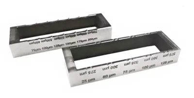 Verlauf- und Ablaufprüfrakel ASTM D2801, DIN 55677