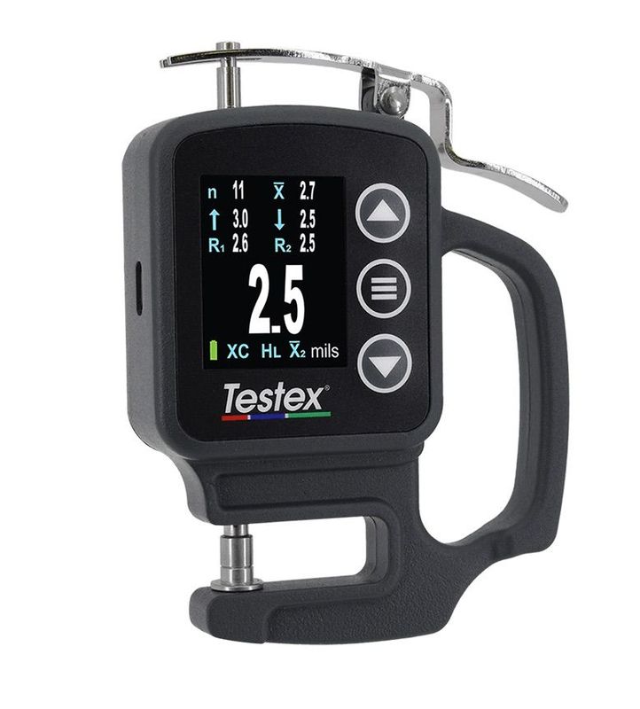 Testex Digital Micrometer for blasted surfaces, ISO 8503-5